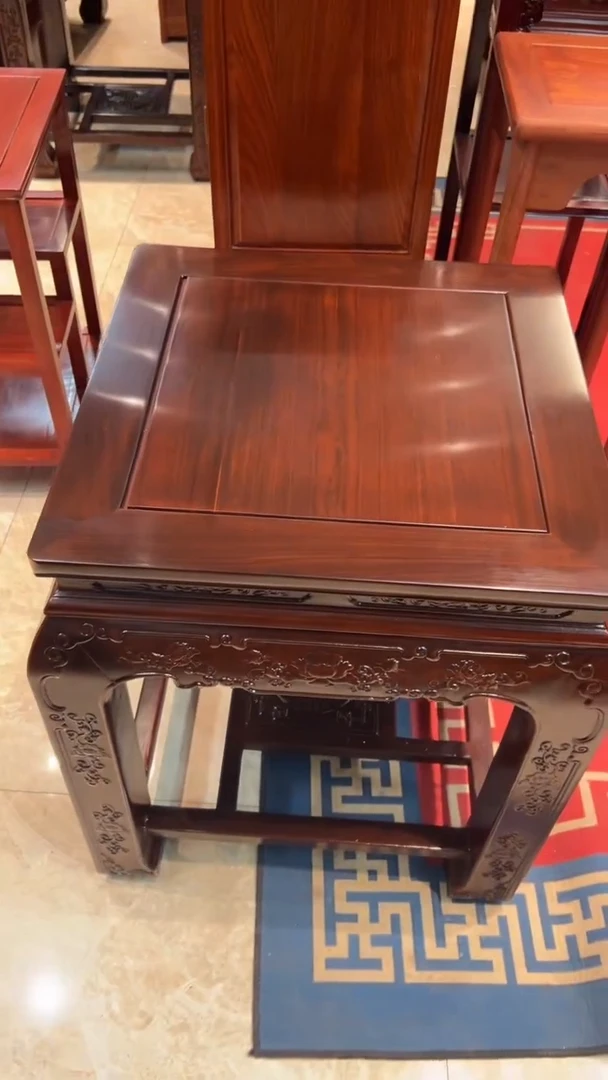 黑酸枝木类书架汉*福利款东非酸枝角几