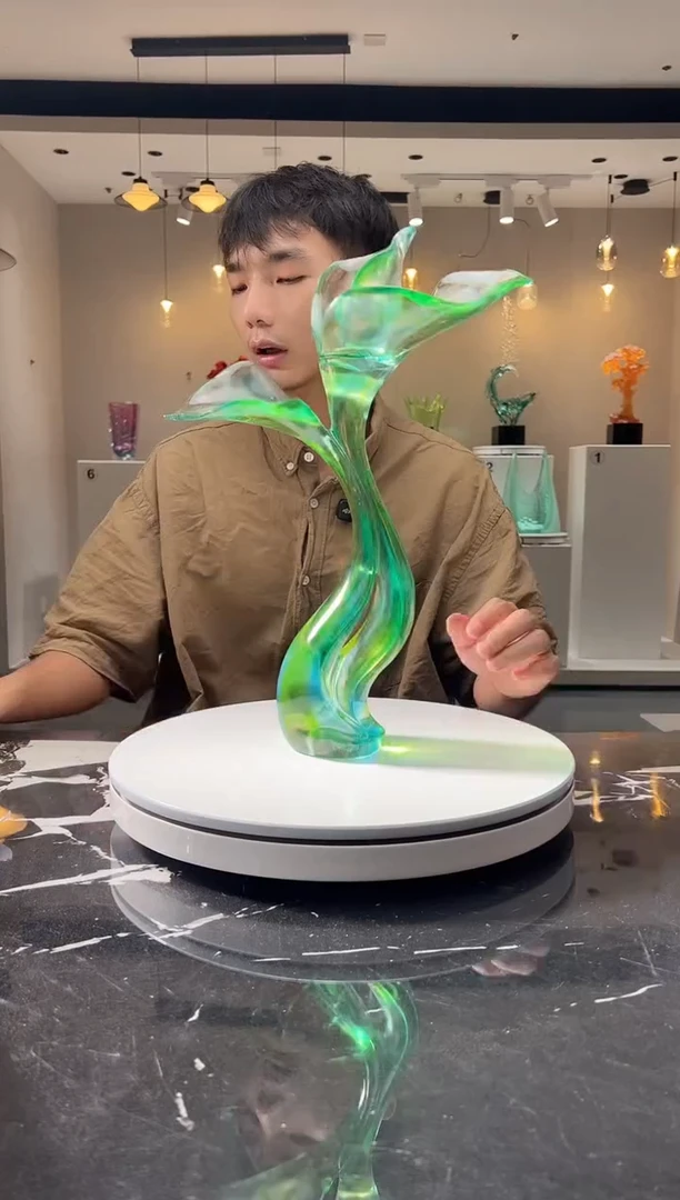 摆件巴比特美学 大号三生花