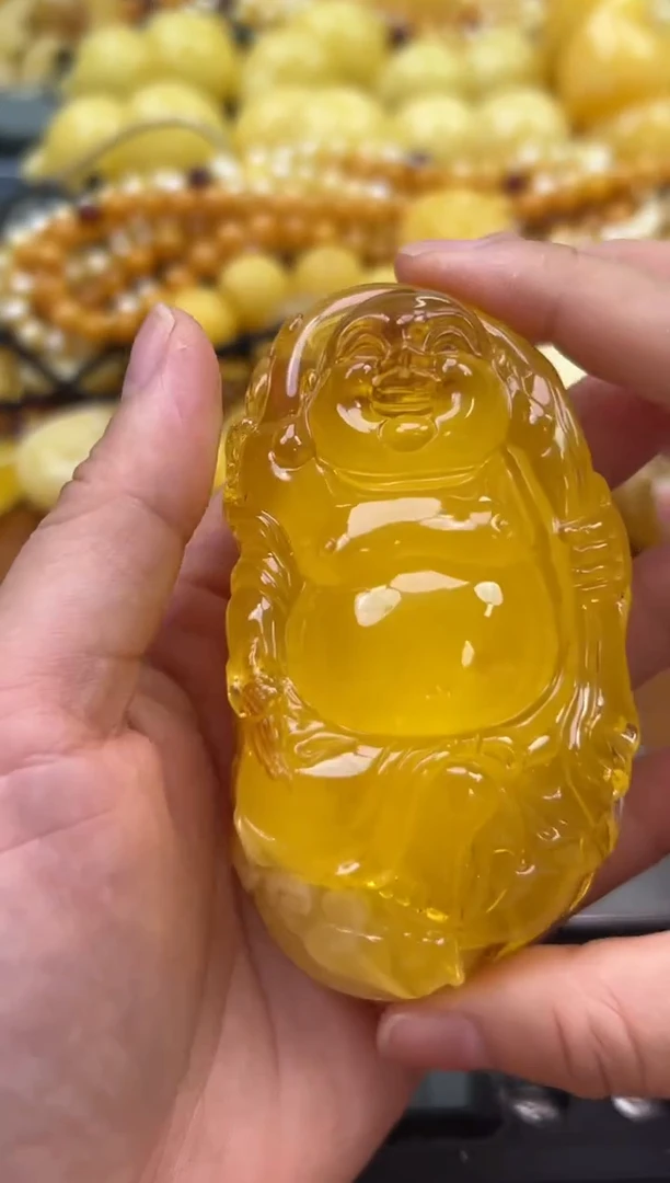 未镶嵌琥珀裸石蜜蜡吊坠