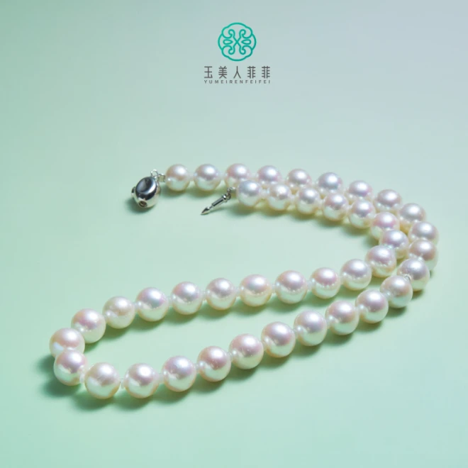 石惑珠宝@珍珠塔链约8-10mm/多样性发一