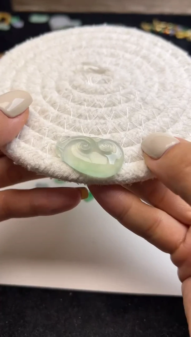 未镶嵌定制翡翠冰晴如意6700+670-wxq176