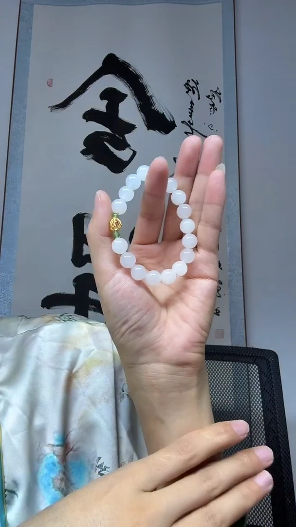 未镶嵌手串和田玉卡10