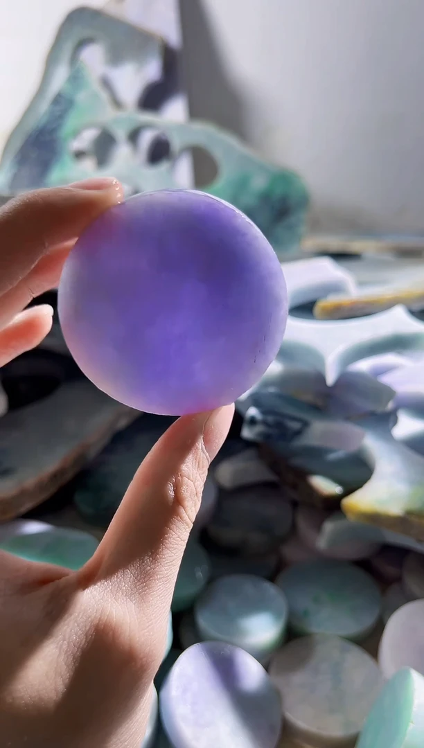 翡翠裸石缅甸翡翠A货陈6922