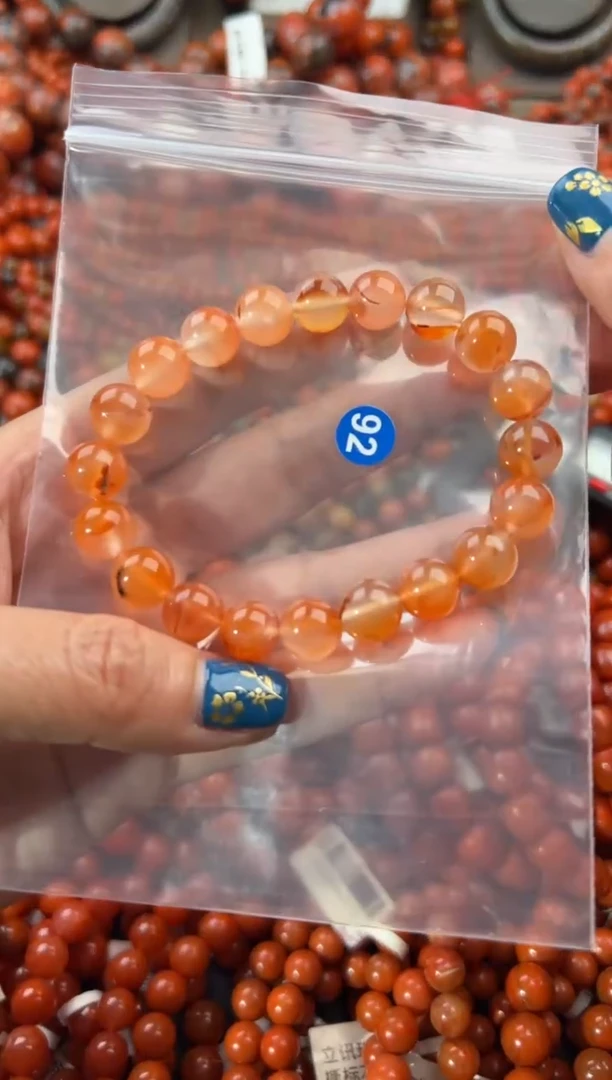 未镶嵌手串南红玛瑙9+