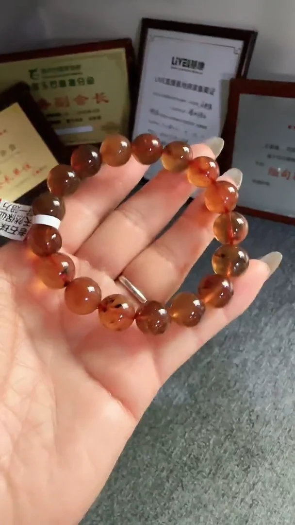 未镶嵌琥珀手串规格11微瑕灵草珀手串#6