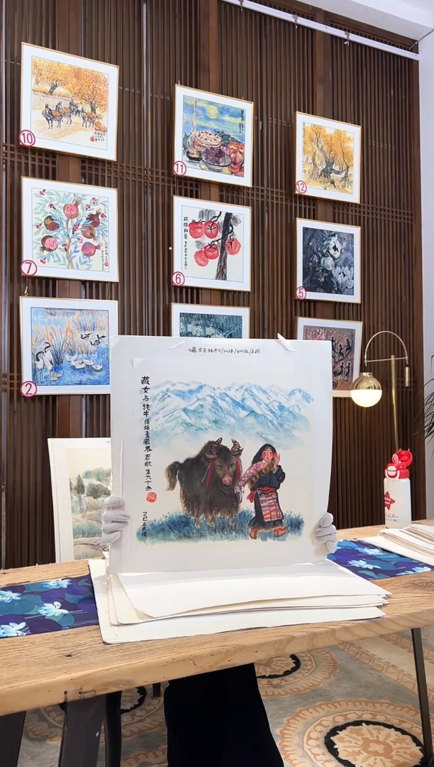 版画版画耿玉琨名章限量版画S