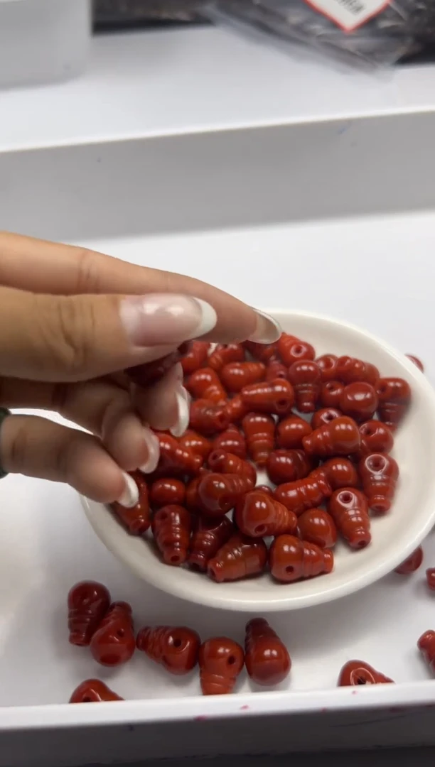 南红玛瑙未镶嵌颈饰x1264南红三通17*12mm*1个