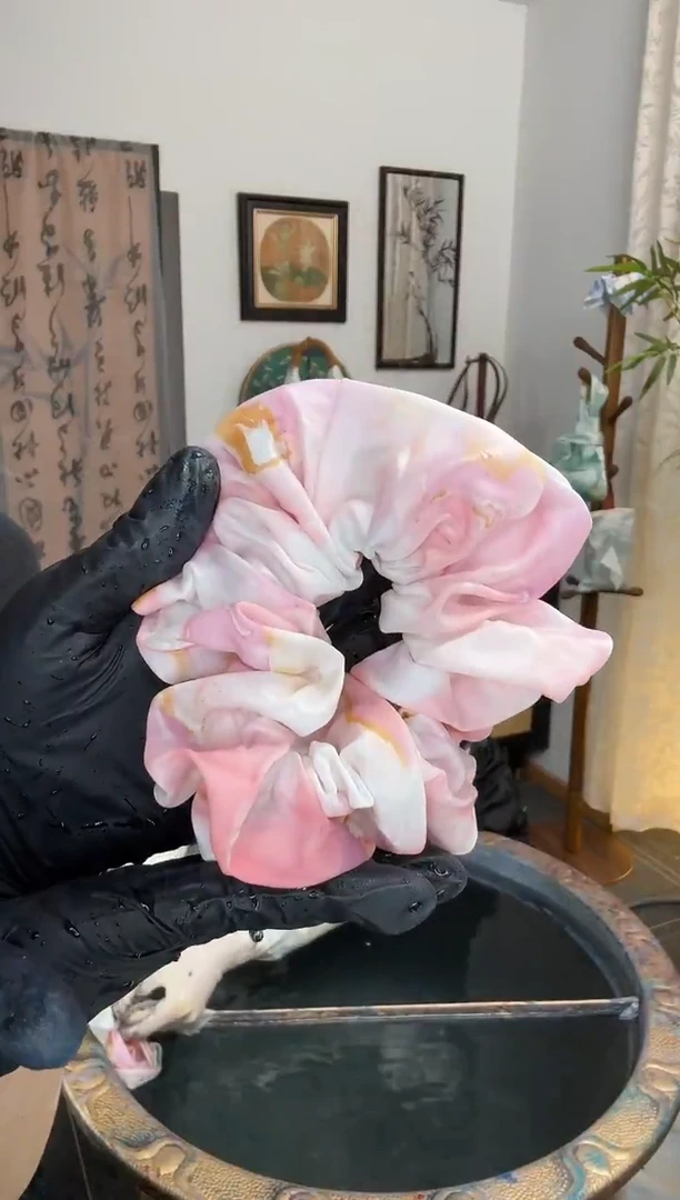 14 粉金色 大肠发圈