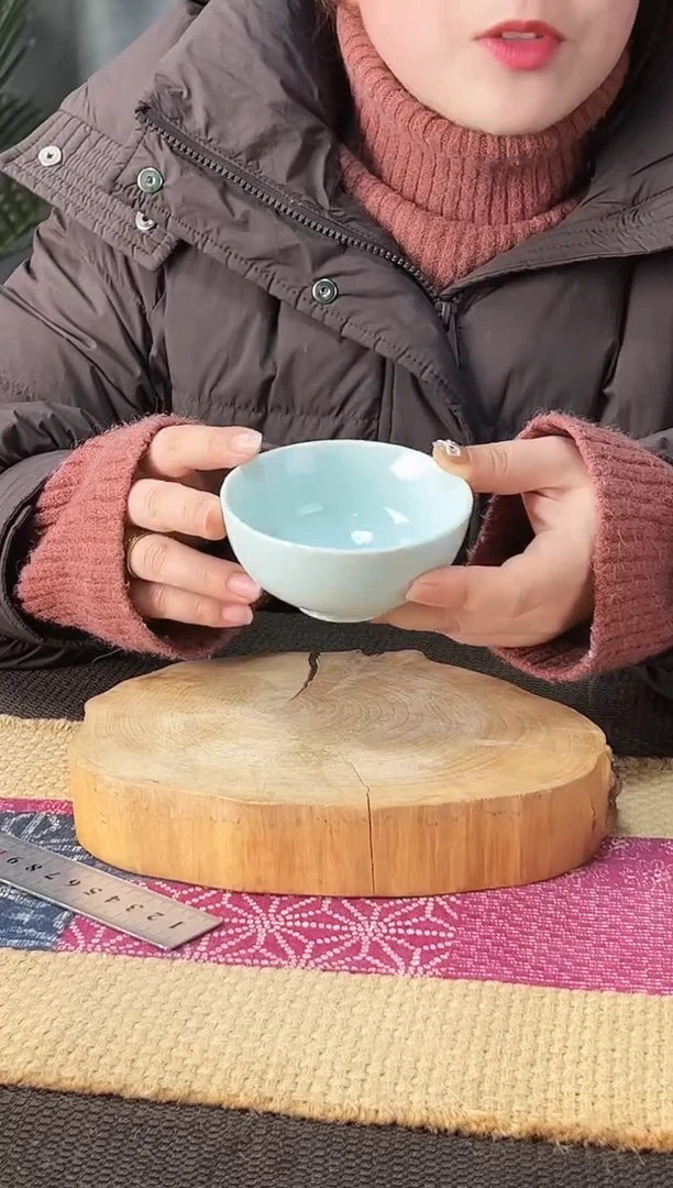 【闪购商品】碗开播福利3.5寸影青小茶碗