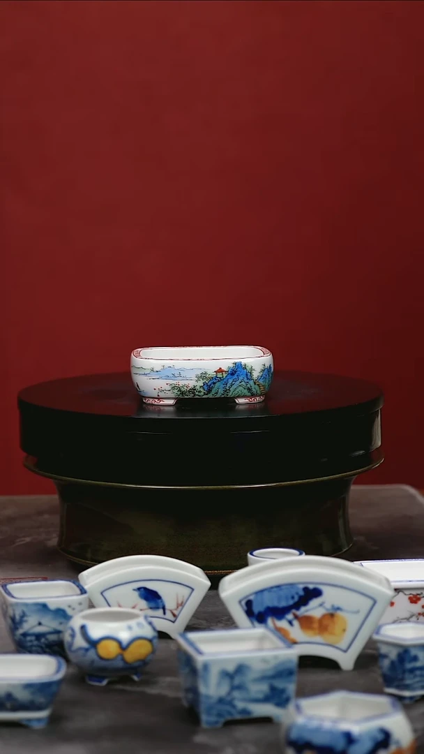 其他青绿山水马槽手绘
