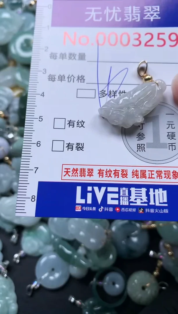 颈饰未镶嵌翡翠3259