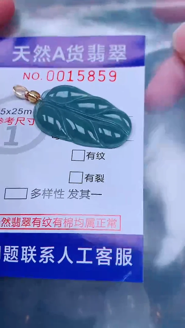 吊坠(不含链)未镶嵌翡翠1