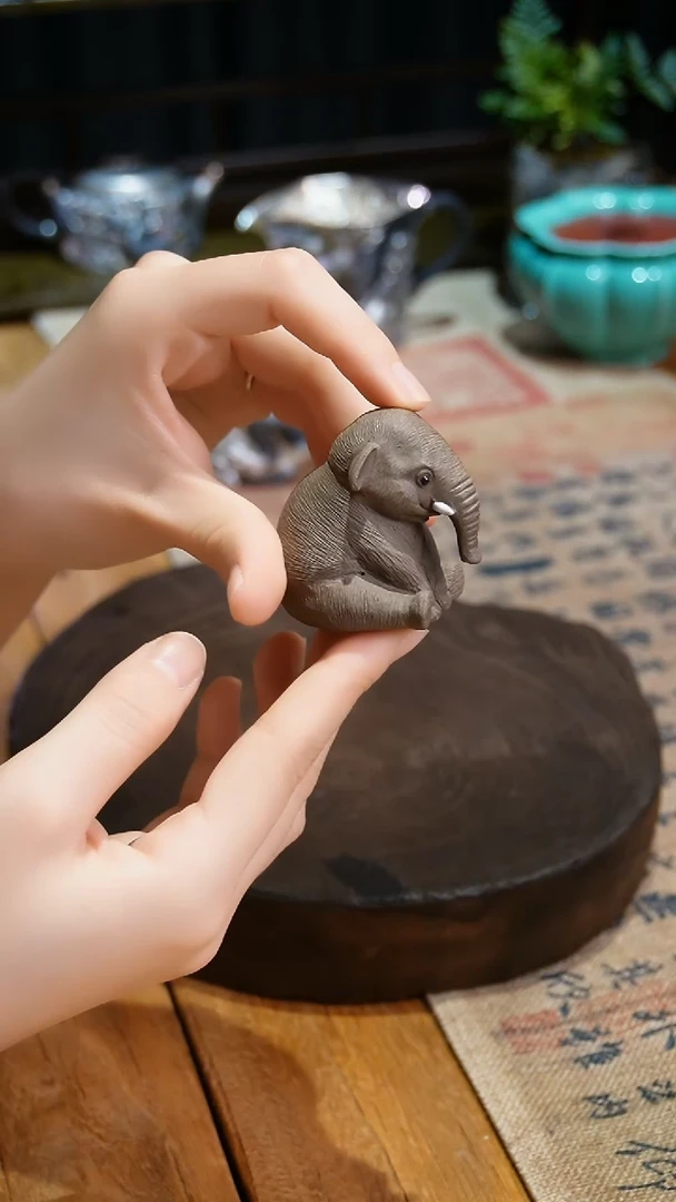 【闪购商品】福器艺术大象茶宠摆件