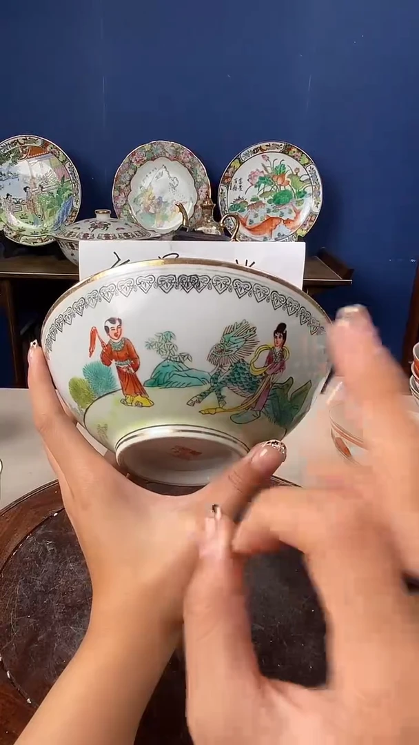 瓷片微瑕景德镇窑厂瓷摆件单件1