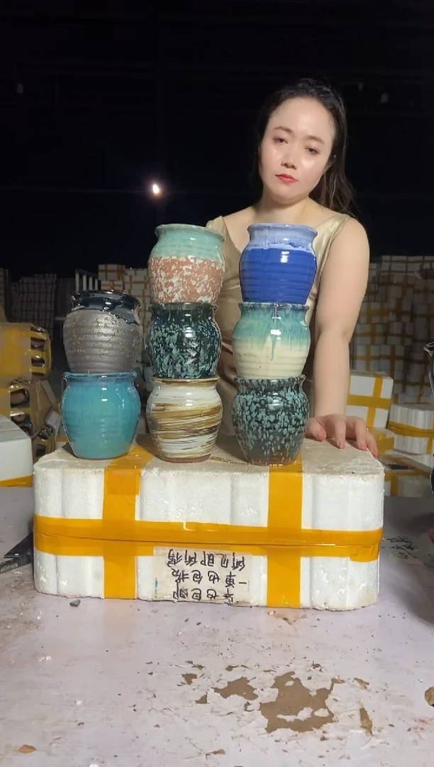 宜兴紫砂粗陶花盆10/12