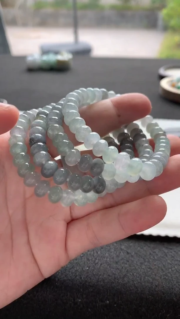 未镶嵌手串翡翠卡7mm翡翠手串F1659-243多样性发一