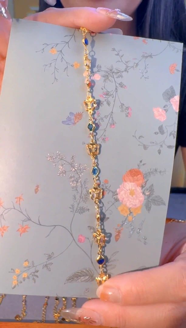 圆形蝴蝶手链（多样性随机发货）