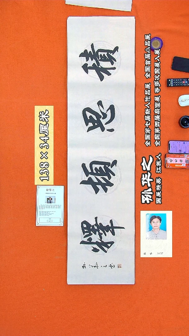 书法64R孙华之书法作品
