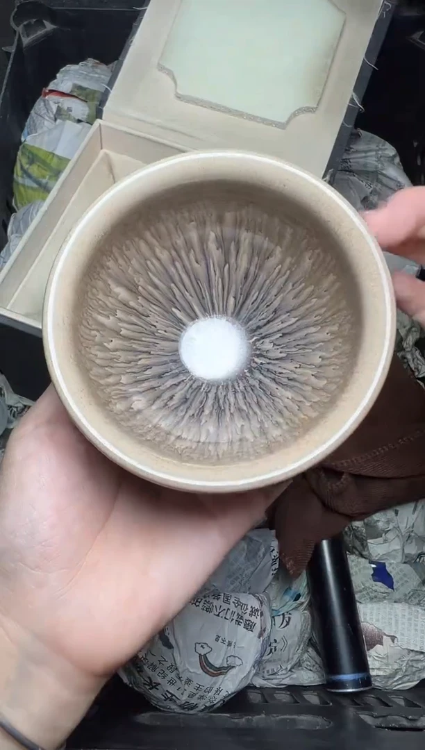 茶盏银丝水芽 盏三疯建盏茶器