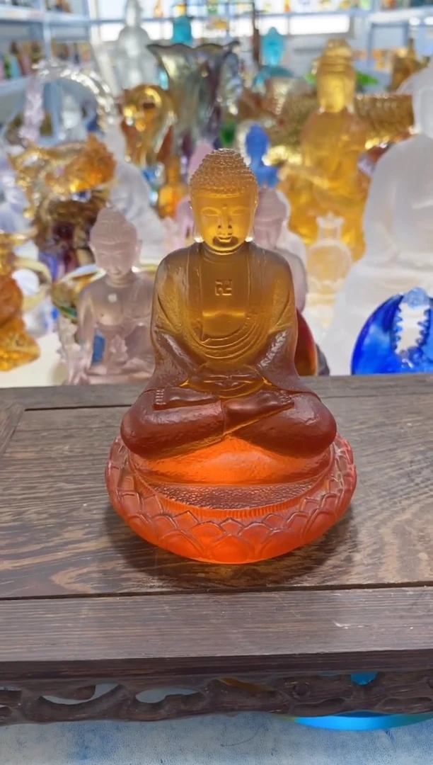 手工艺品琉璃大日如来