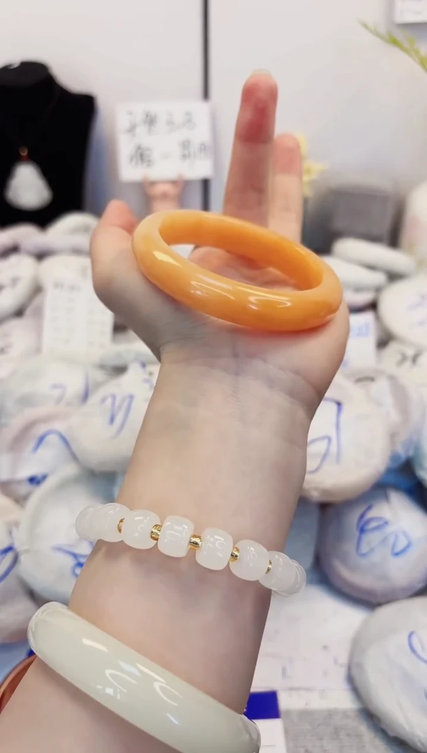 【闪购商品】石英质玉手镯未镶嵌29-财气镯-圈口57