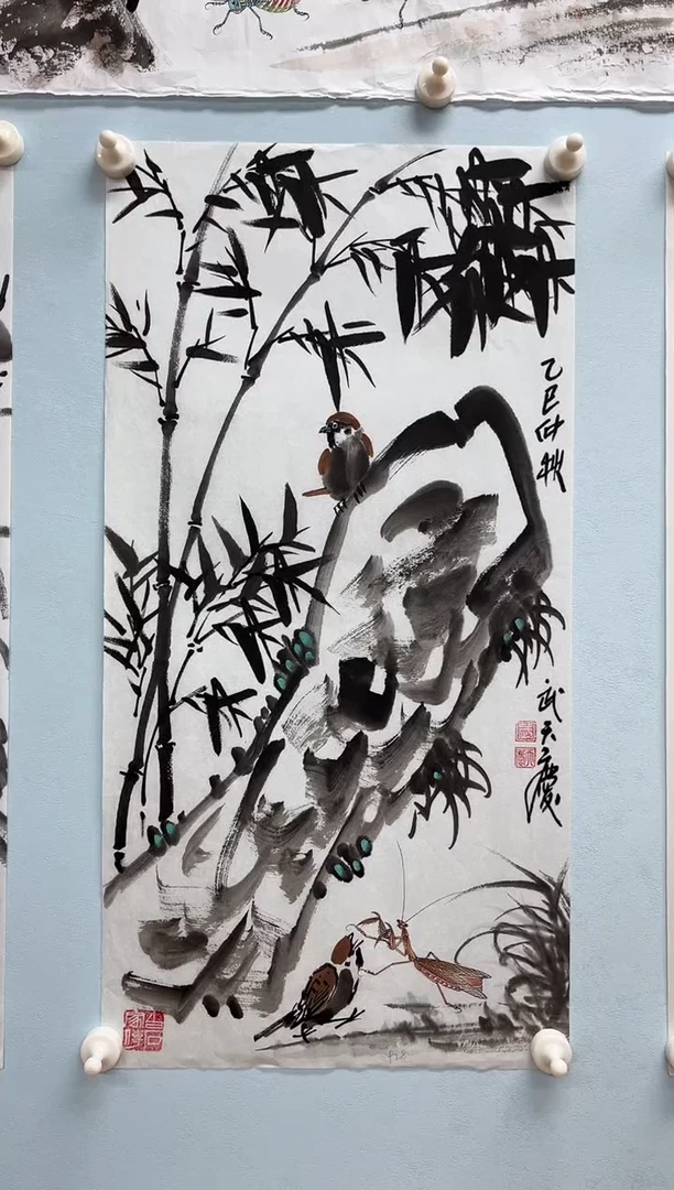 国画武天庆老师墨竹