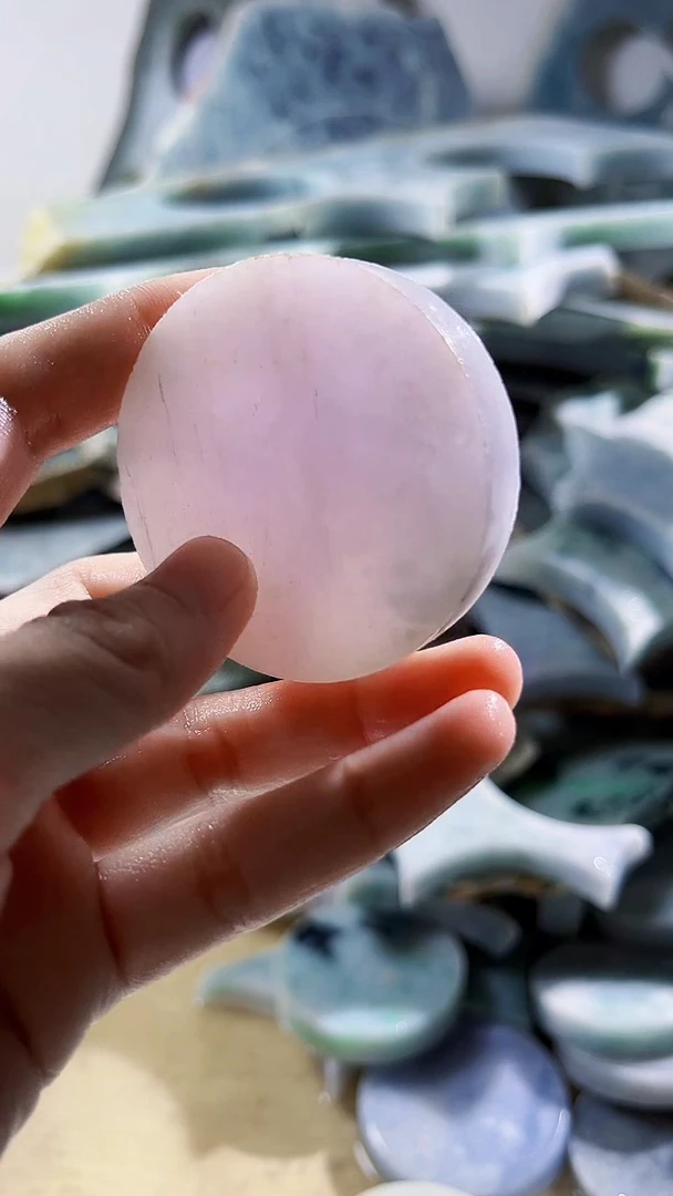 翡翠裸石缅甸翡翠A货柠6161