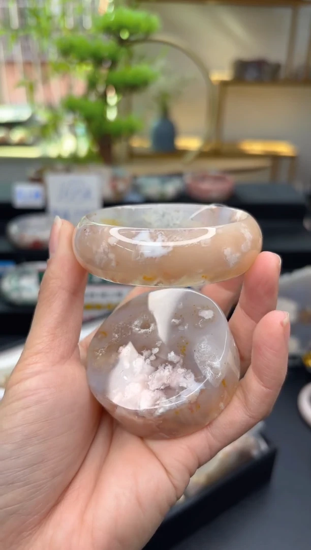 【闪购商品】石英质玉手镯未镶嵌C518(55圈赠送镯心)