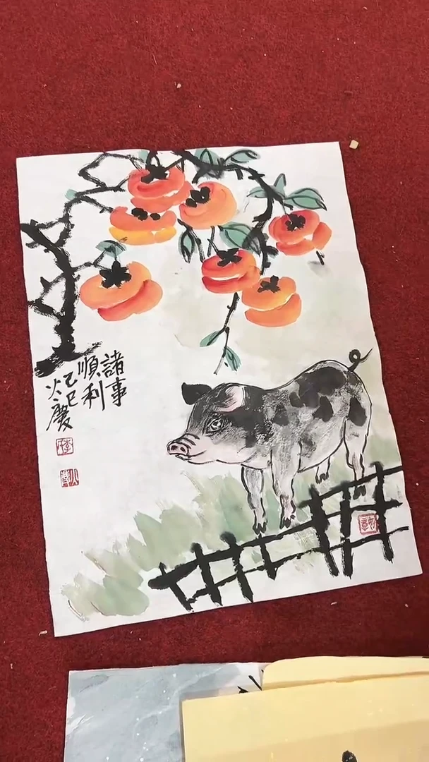 国画李火庆/国画/花鸟