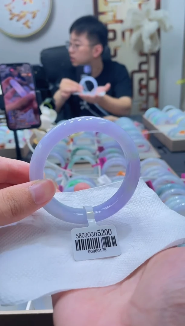 未镶嵌手镯翡翠130-58