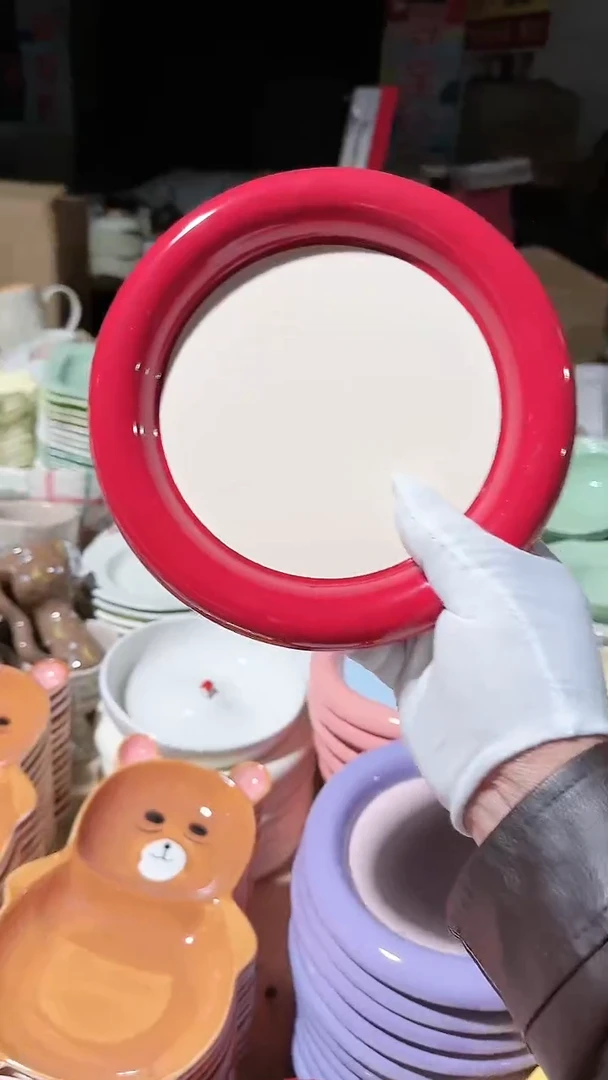 【闪购商品】瓷片盘子微瑕 凑满20元包邮