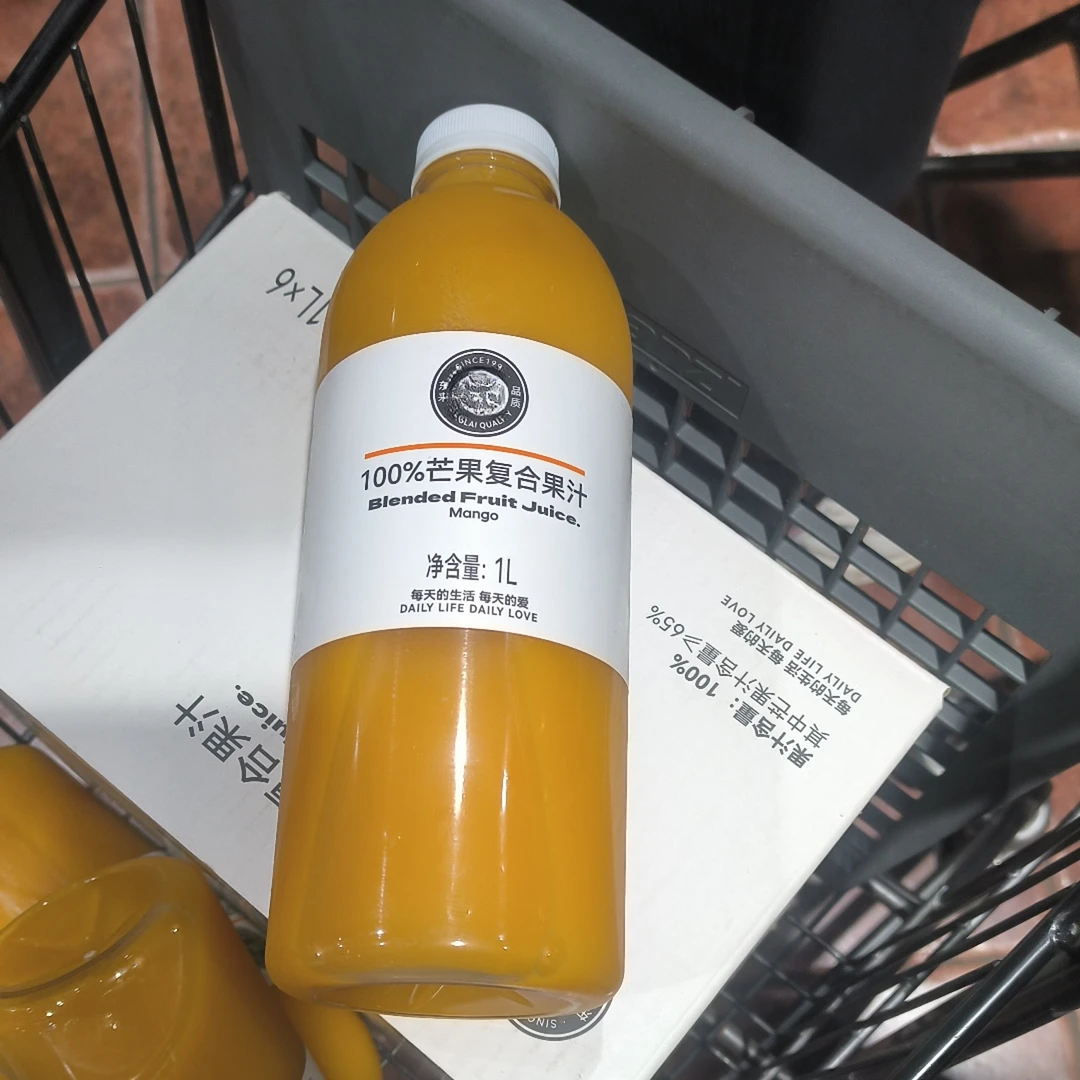 许昌超市直供纯正品100%芒果复合果汁可靠饮料100%纯果汁100%果汁