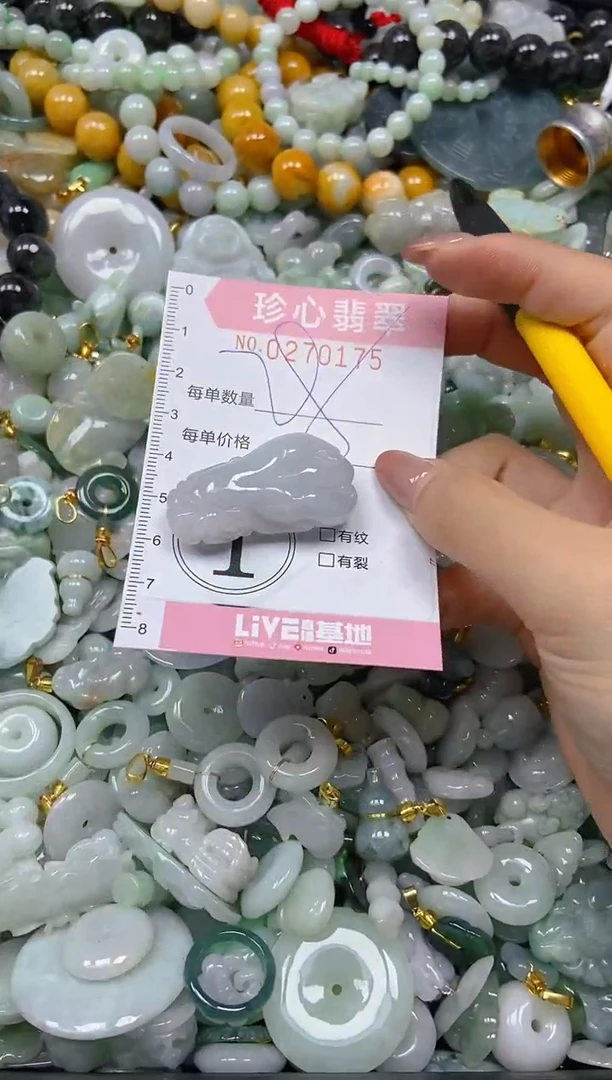 翡翠未镶嵌颈饰闪购0270175