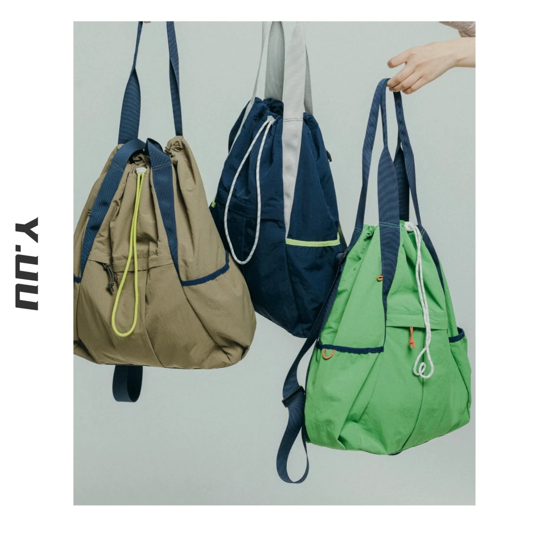 【虞UU】实用出行双肩包！ 新款户外防水休闲多功能撞色两背双肩包