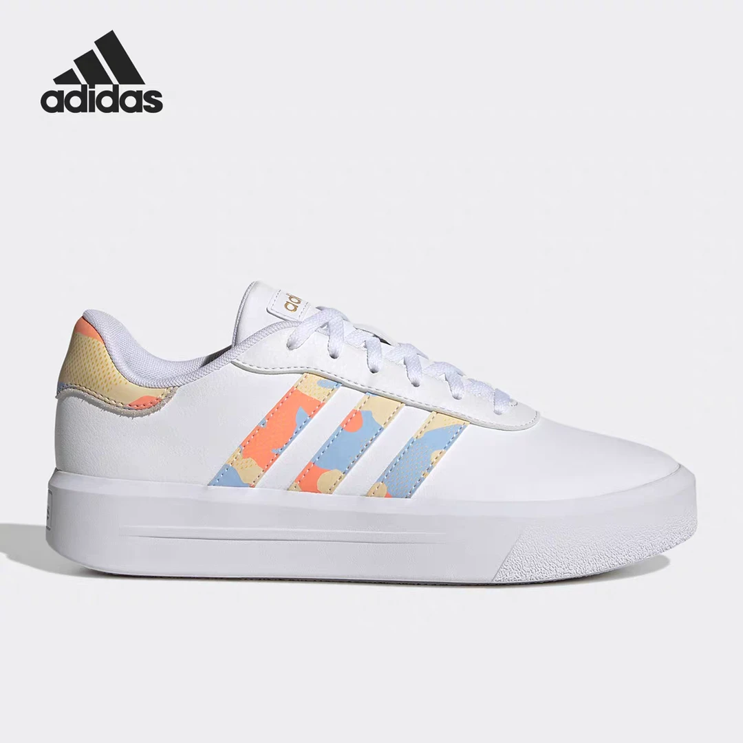 Adidas/阿迪达斯正品Court Platform女子耐磨运动板鞋H06298