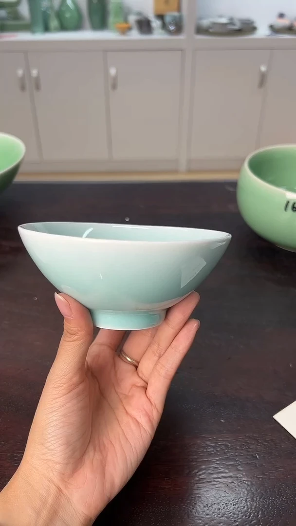 龙泉云间青瓷小米茶器