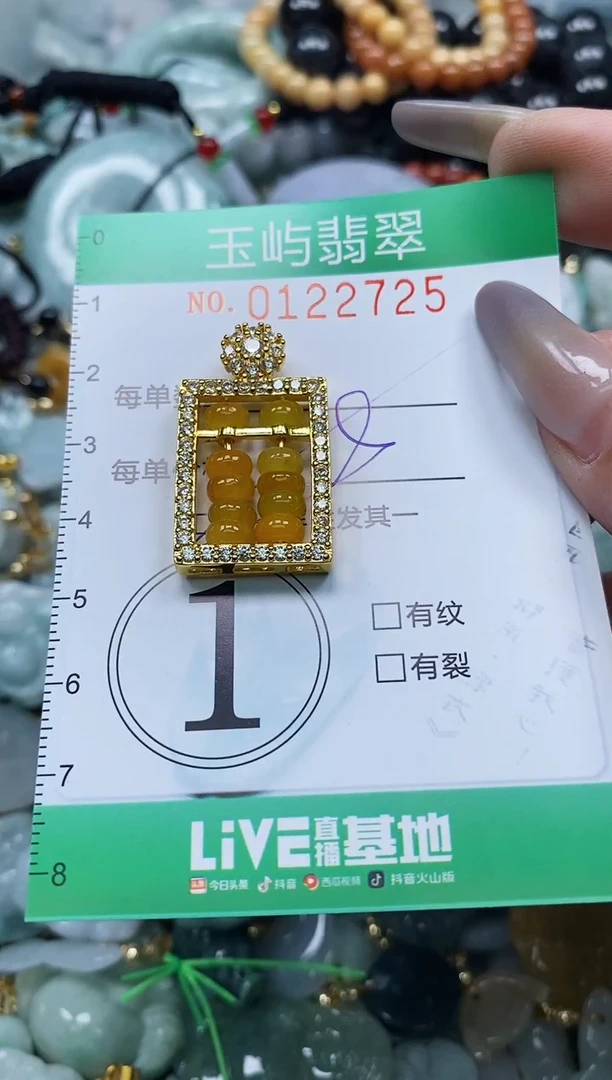 翡翠未镶嵌颈饰闪购0122725