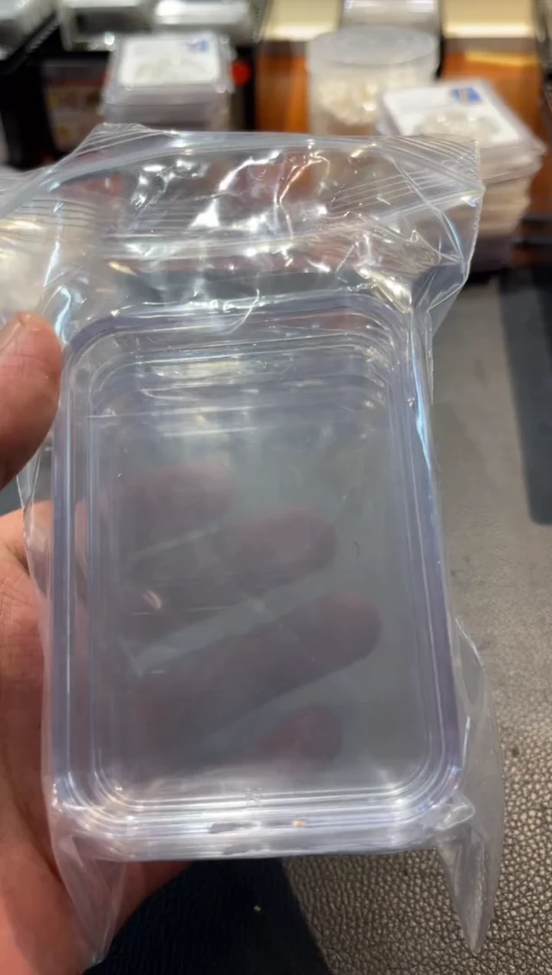 纯银蓝*叶NGC t透明盒子3个