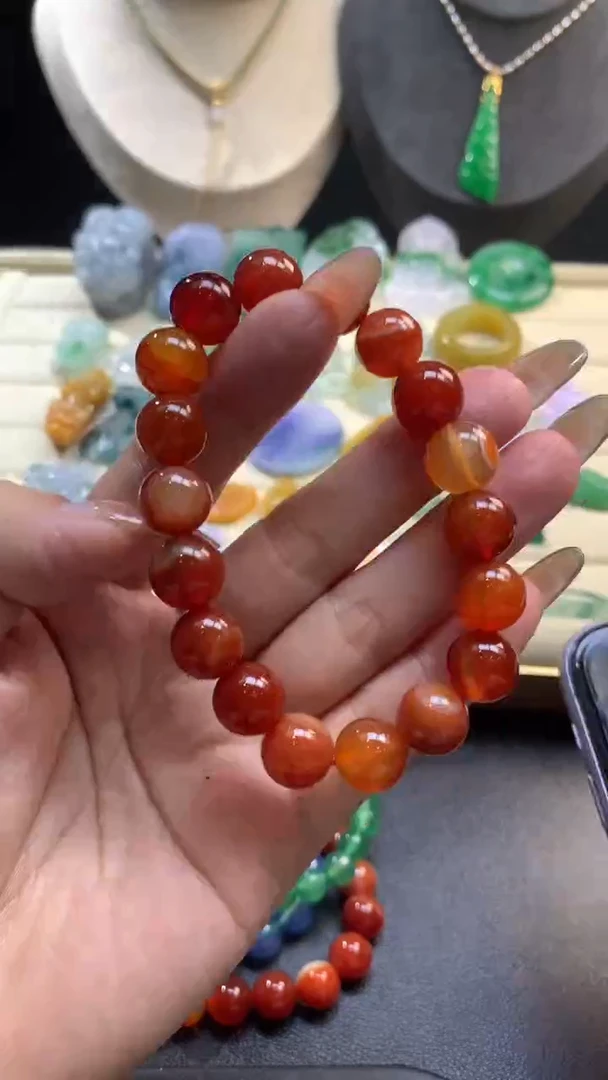 【闪购商品】玛瑙/玉髓手串未镶嵌玛瑙