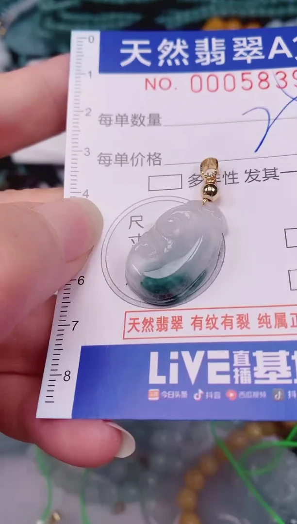 颈饰未镶嵌翡翠00005839
