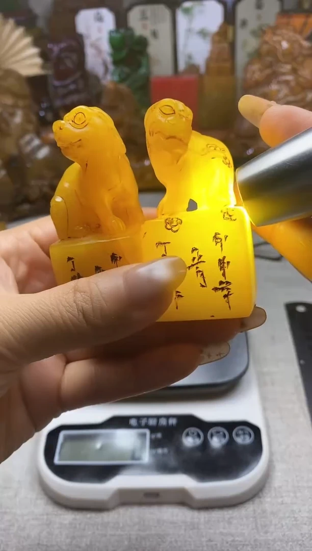 寿山石印石纯天然石料