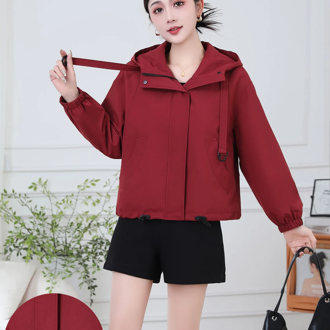 2025-01新款冲锋衣时尚百搭减龄短款外套