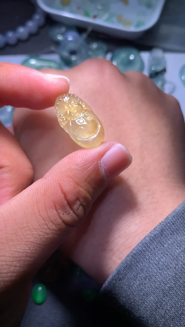 【闪购商品】翡翠颈饰未镶嵌宝宝佛