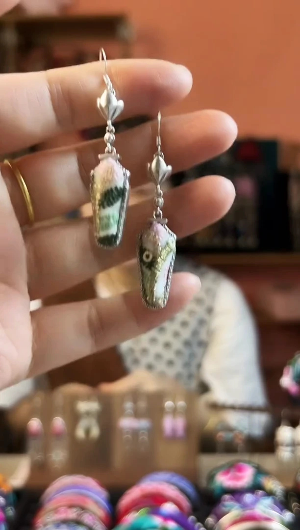 织绣艺枝独绣老绣饰品182