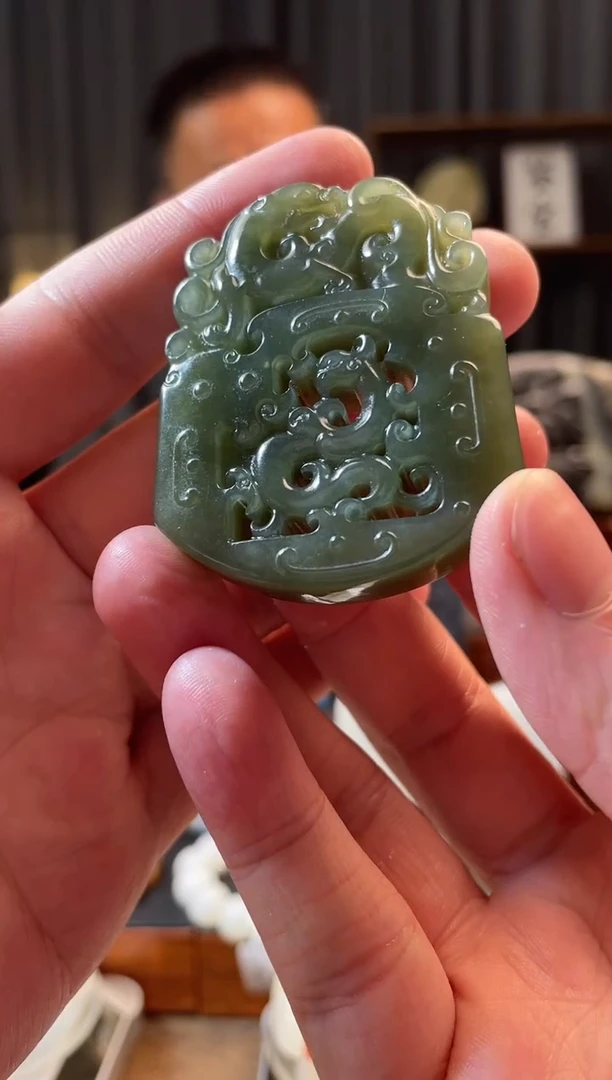 和田玉未镶嵌吊坠(不含链)挂件