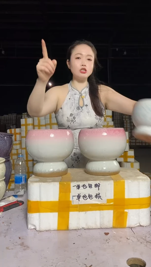 宜兴紫砂粗陶花盆18/20