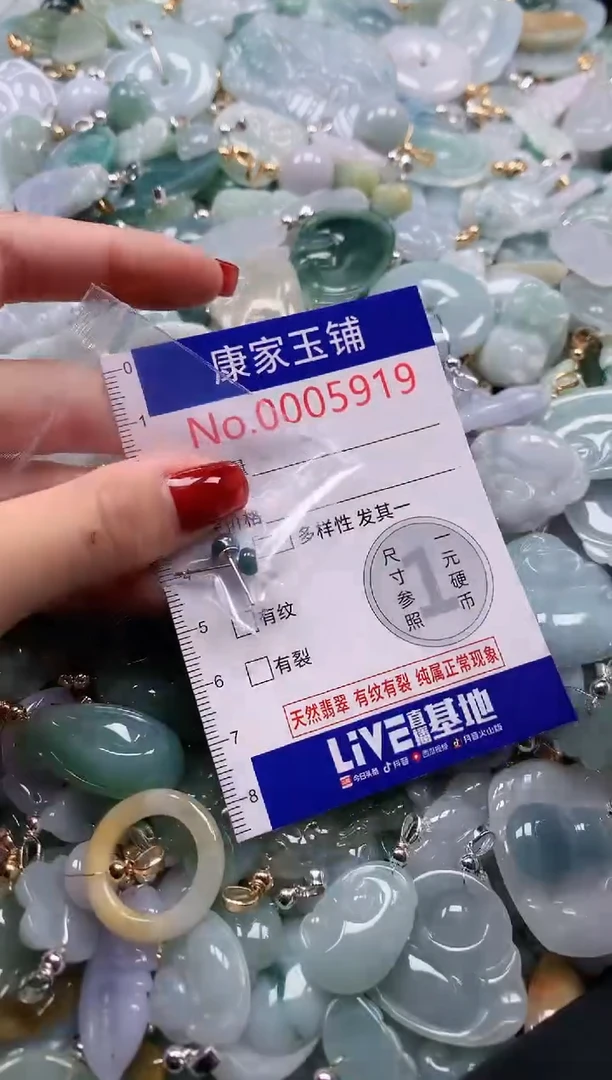 翡翠未镶嵌吊坠(不含链)多样性发其一5919