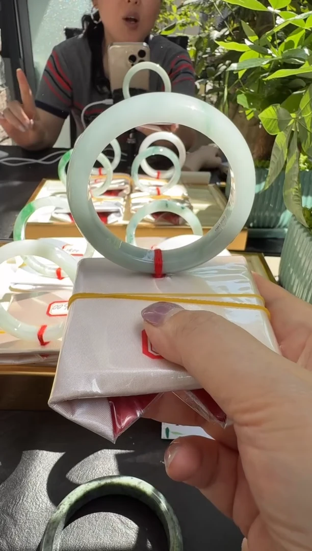 未镶嵌手镯翡翠缅甸天然A货翡翠手镯#23