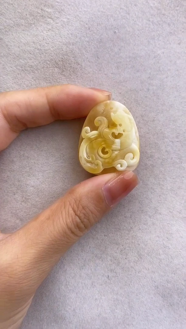 未镶嵌琥珀裸石10708120-吊坠