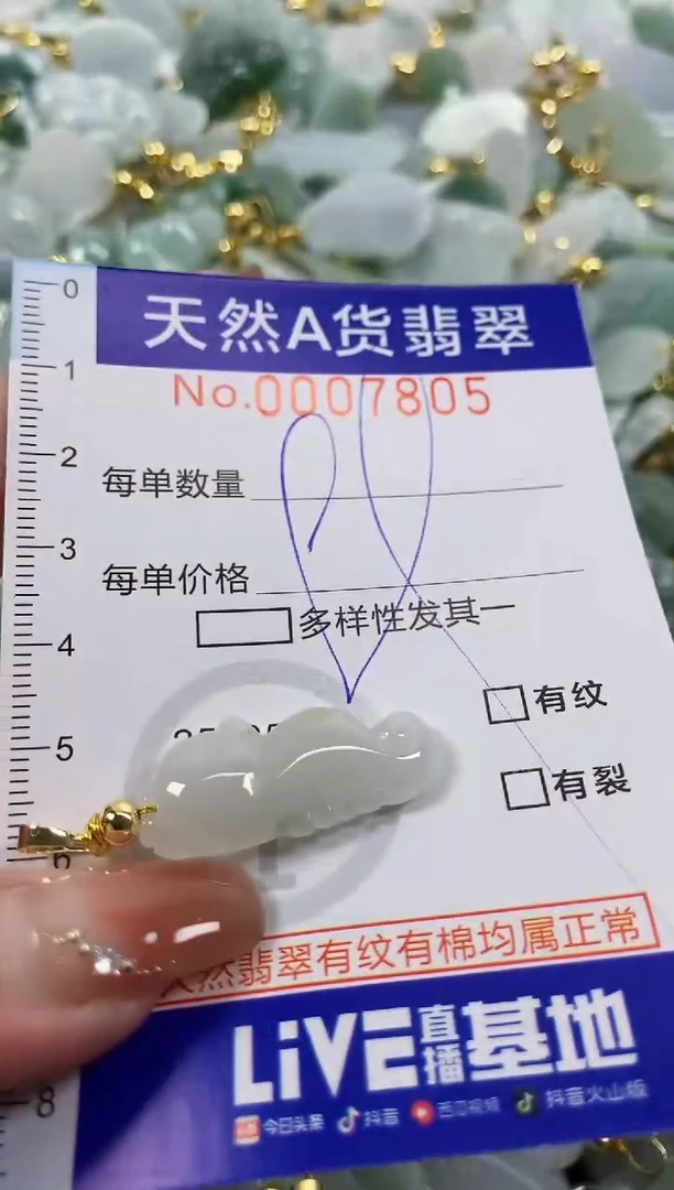 颈饰未镶嵌翡翠天然A货翡翠